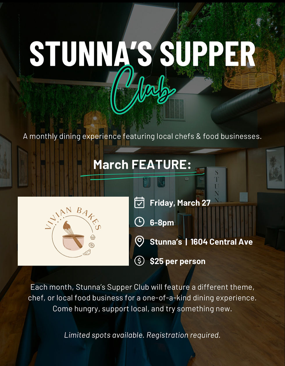 Stunna’s Supper Club Featuring: Vivian Bakes (1)