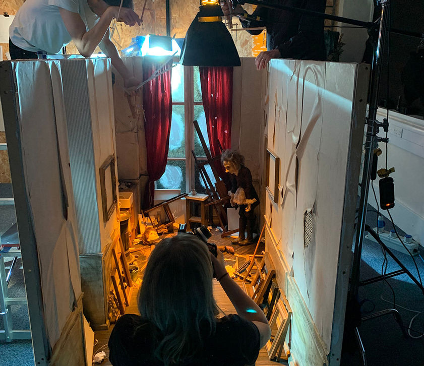 Shoot 04 Ronnie Le Drew (Puppeteer), Stan Middleton (Puppeteer) & Claire Buxton (DoP).jpg