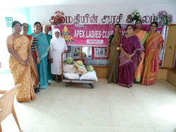 Distribution of Rice to Old Age Home at