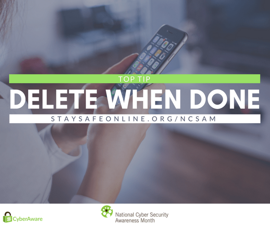 Facebook ΓÇô Delete When Done