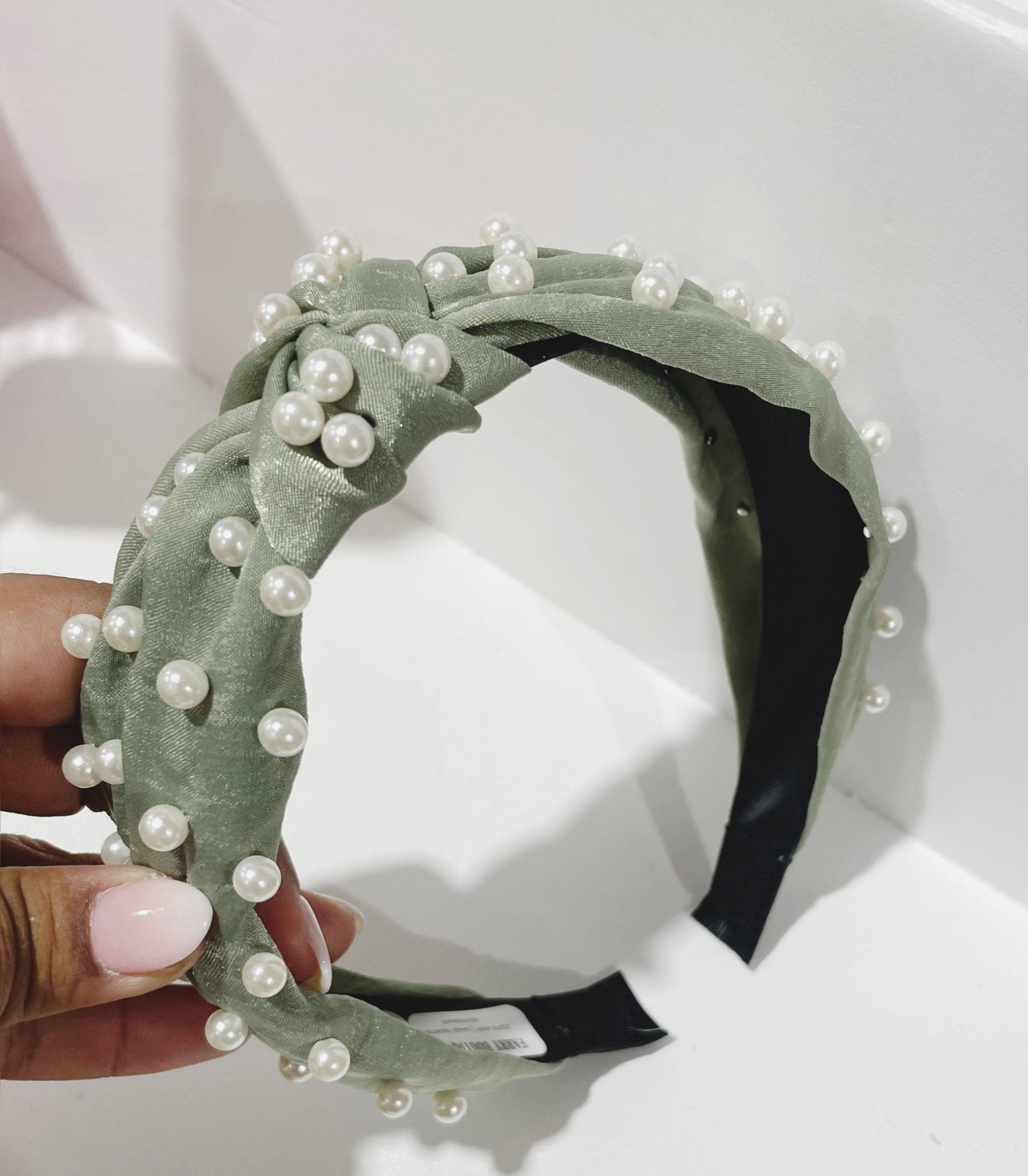 Cute Add | Sage Beaded Headband