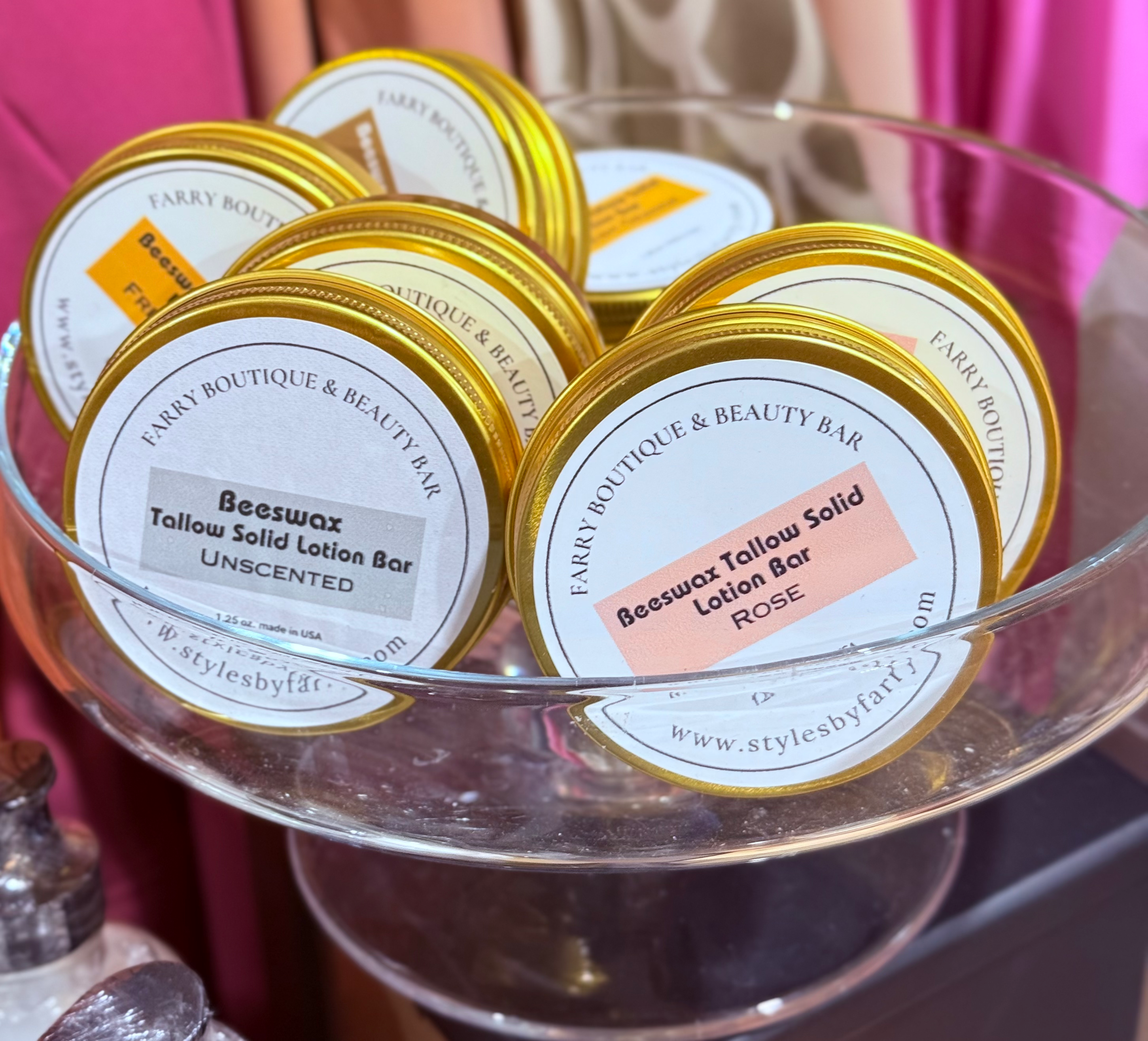 Sensitive Skin | Unscented Tallow Solid Lotion Bar