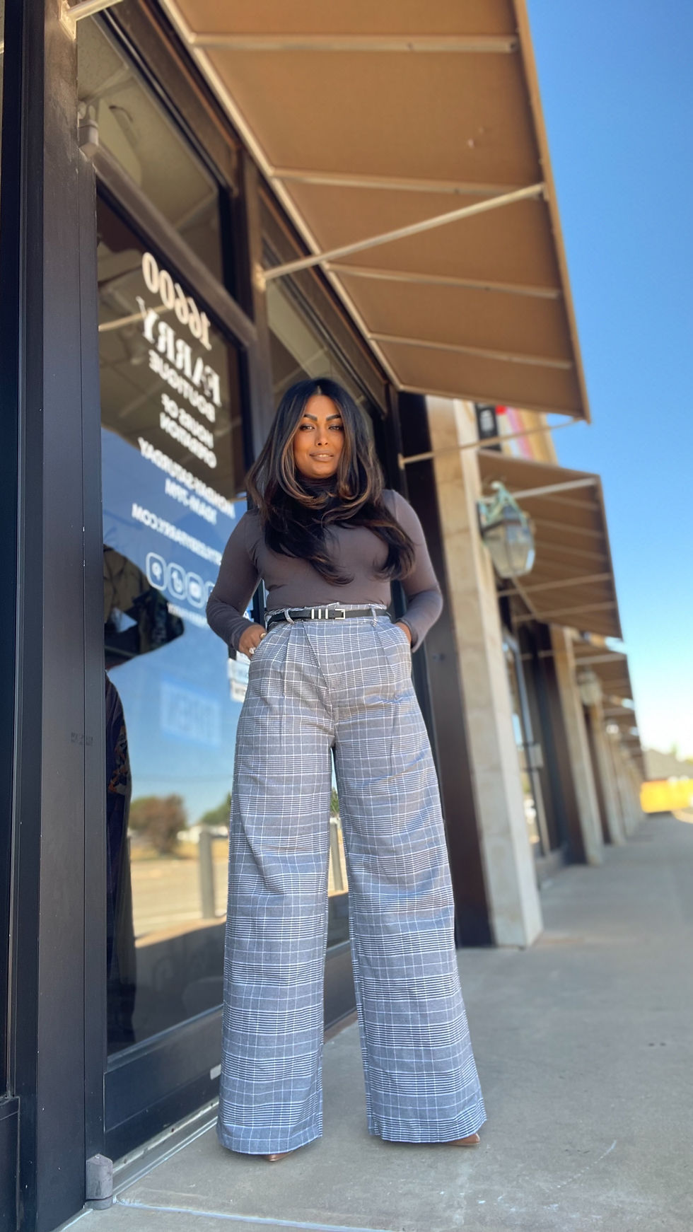 Thumbnail: Go With The Flow | Wide Leg Gray Trouser Pants