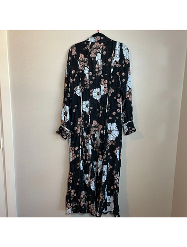 chinese dress ladies Free People One Slate Crochet with Back Criss Cross Straps Slip Maxi D   The Saved Collection