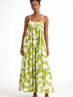 anthropologie abel the label maxi dress Anthropologie ABEL THE LABEL Blue Orange Floral Halter Maxi Long Dress Size S