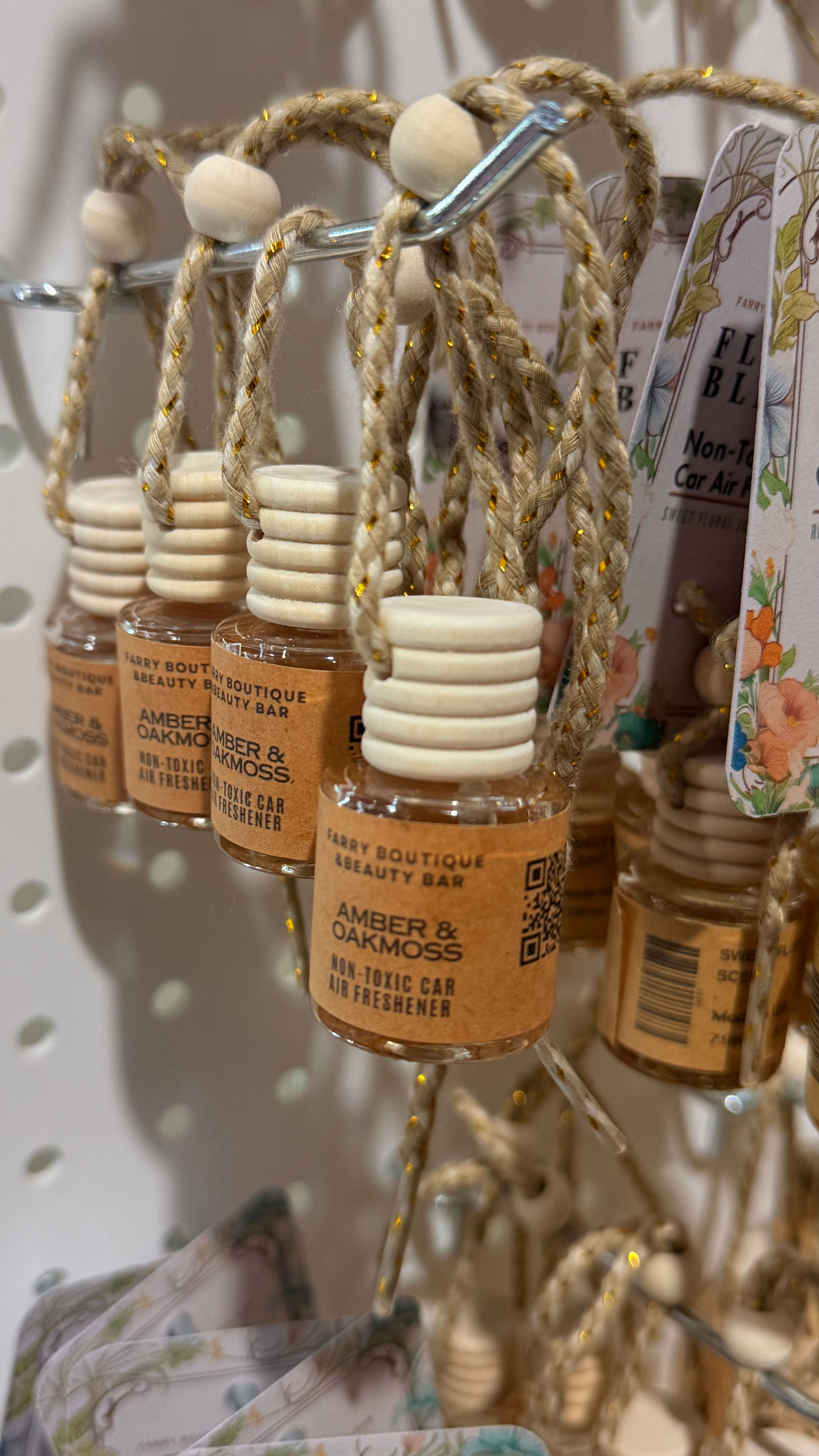 Amber & Oakmoss | Non Toxic Car Air Freshener