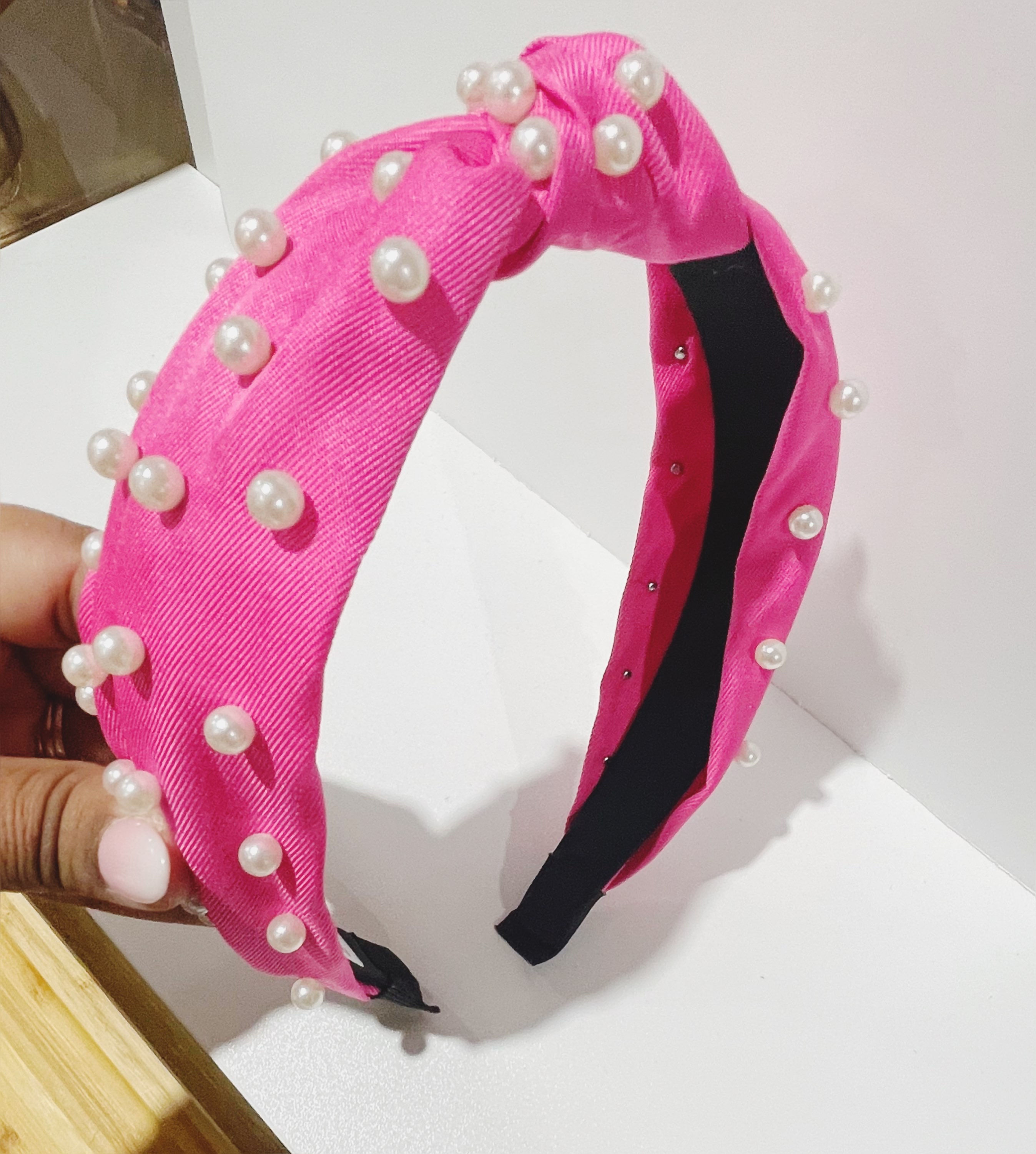 Cute Add | Pink Beaded Headband