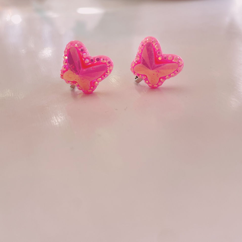 Thumbnail: Fun Sparkle | Plastic Clip On Earrings