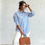 Miniaturbild: Timeless Statement | Blue White Stripe Button Up Shirt