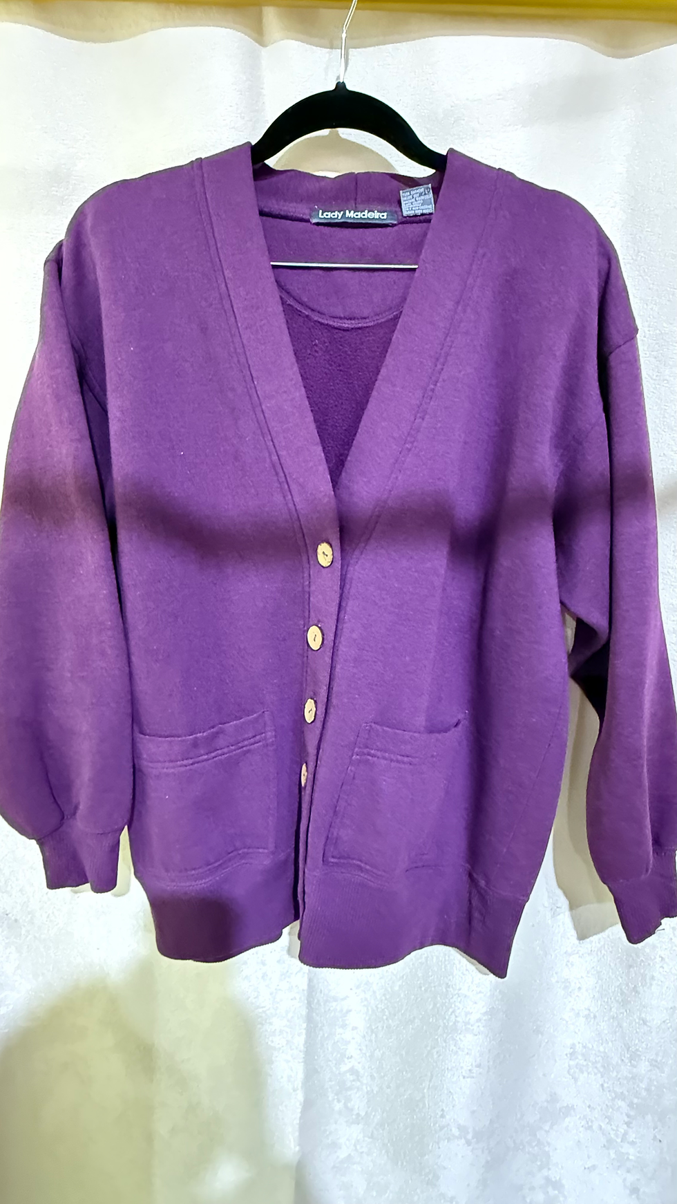 Vintage Lady Madeira Purple Cardigan