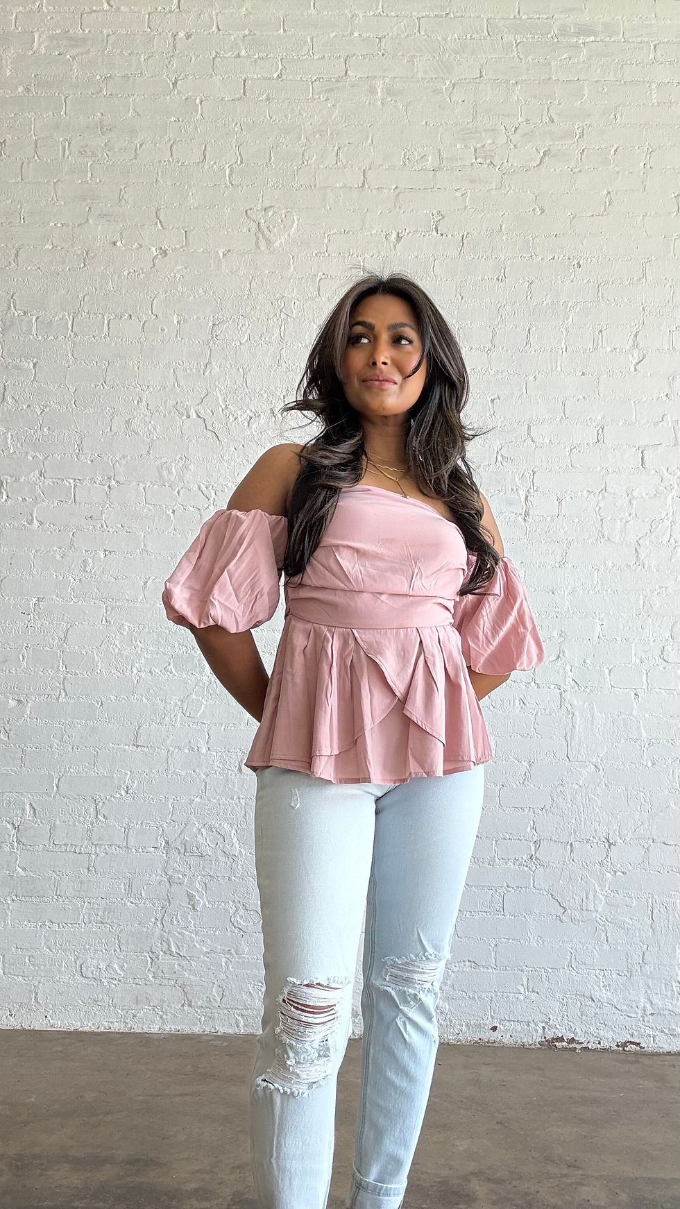 Miniatura: Rose For Love | Balloon Sleeves Blouse