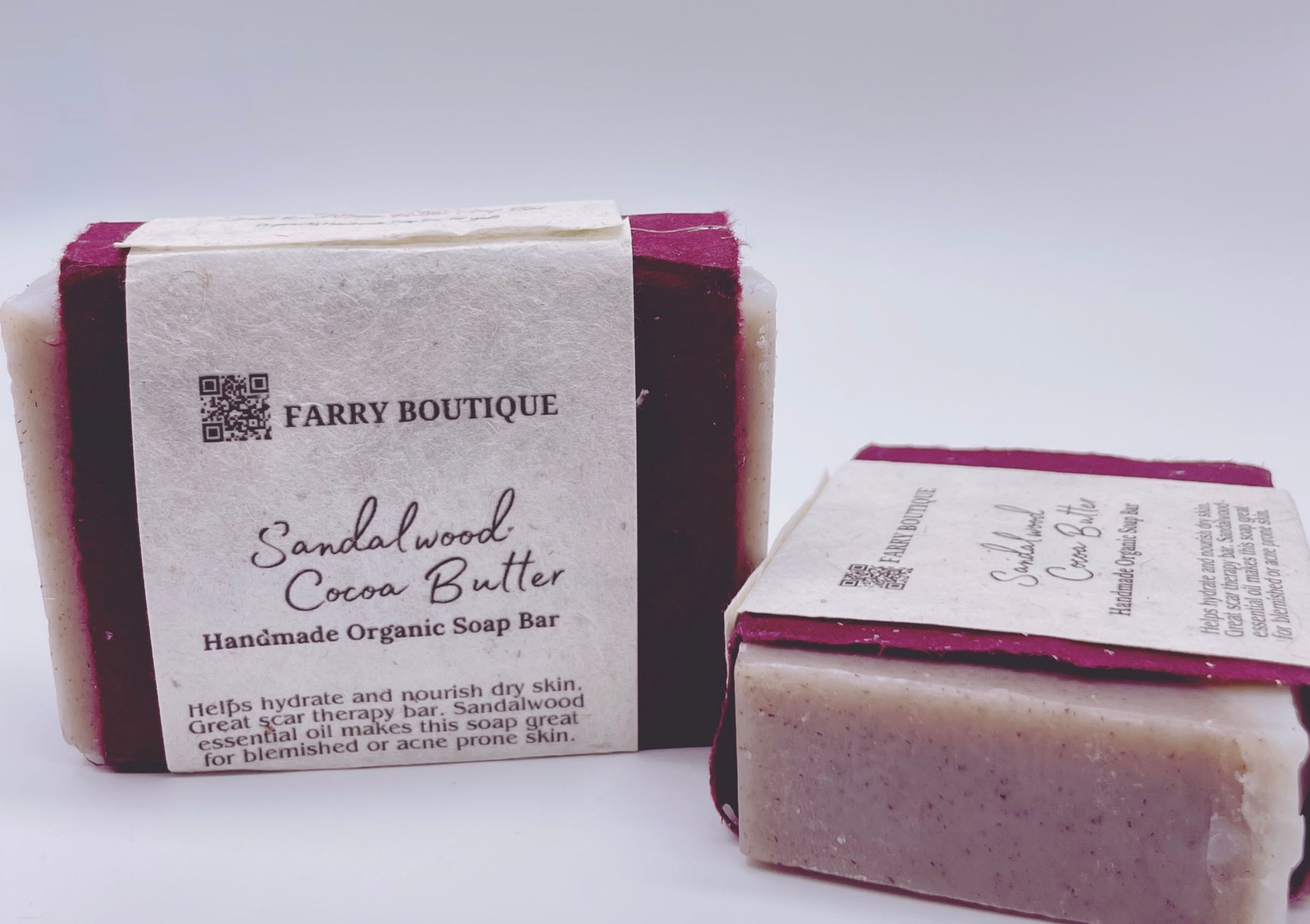 Sandalwood Cocoa Butter Scar Therapy Organic Soap