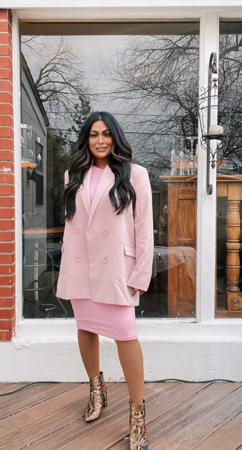 Miniaturbild: Effortless | Oversized Pink Blazer