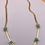 Прев'ю: Minimal Col.32 | Turquoise Square Stone Necklace