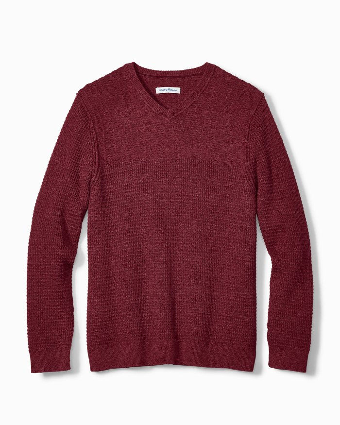 Tommy Bahama V-neck Maroon Sweater