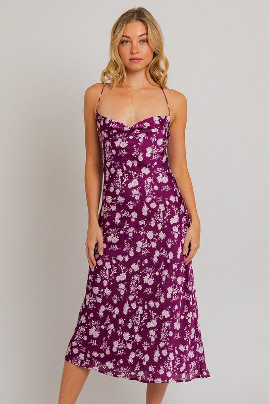 Thumbnail: Radiant | Purple Midi Dress