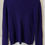 Thumbnail: Ralph Lauren 100% Cashmere Purple Cable Crew Sweater