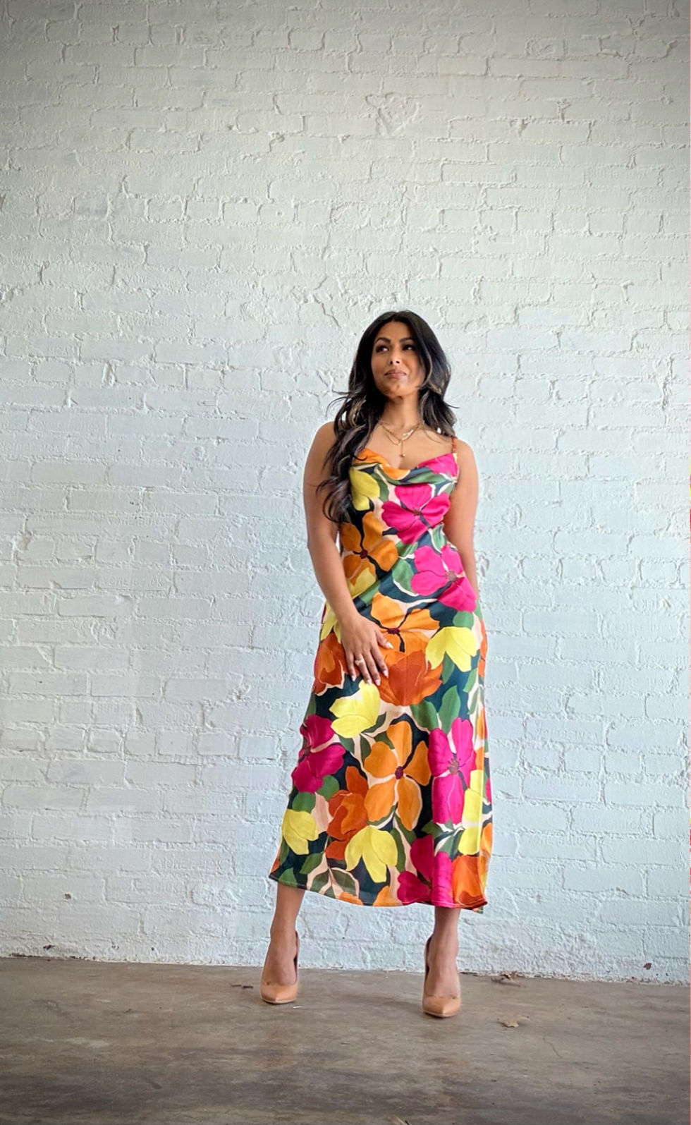 Thumbnail: Remarkable Beauty | Multi Floral Midi Dress