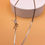 Прев'ю: Minimal Col.30 | Silver Bow Choker Herinbone Necklace