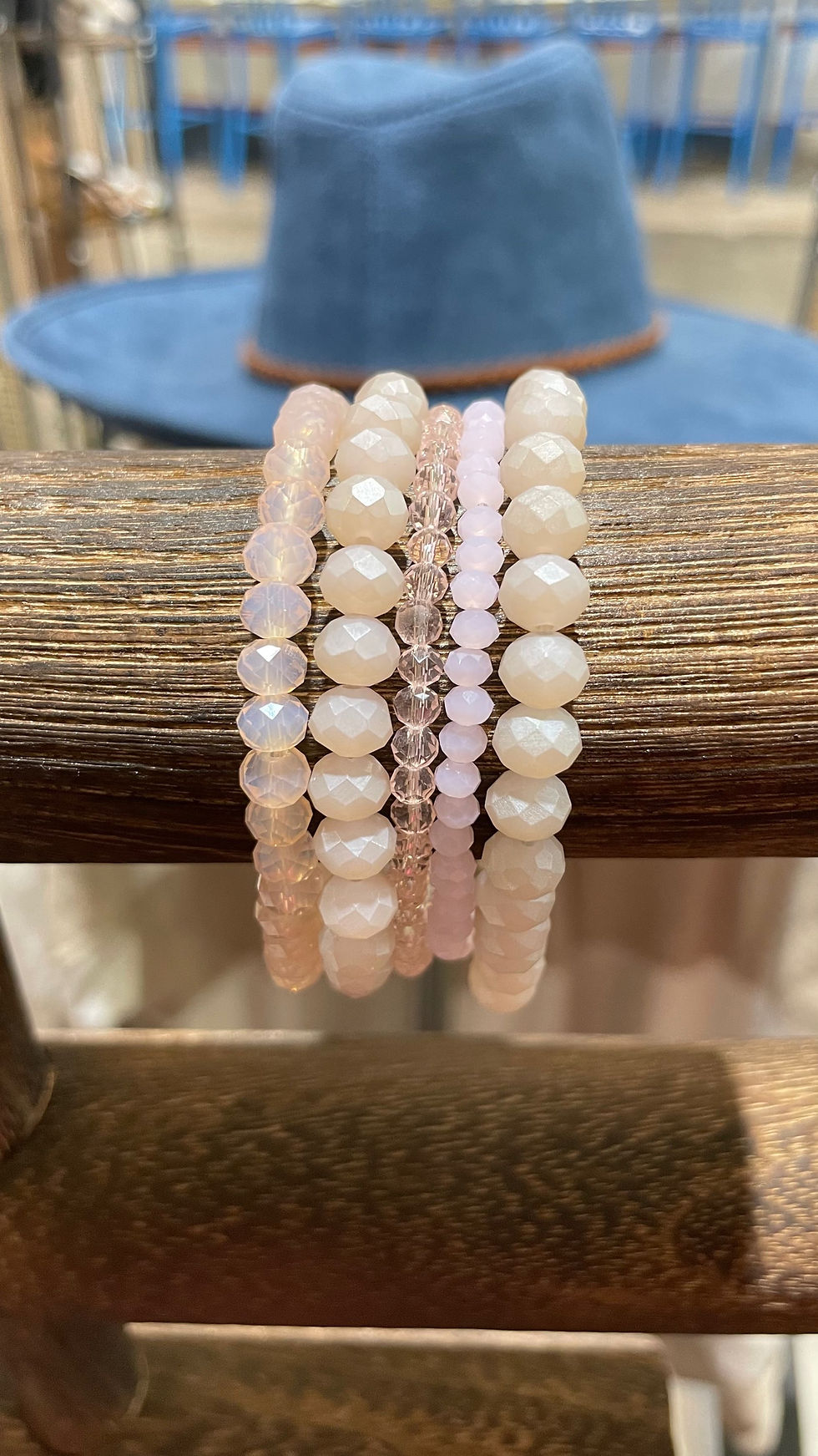 Thumbnail: Stacked Glass Beads | 5 Layers Bracelet Set