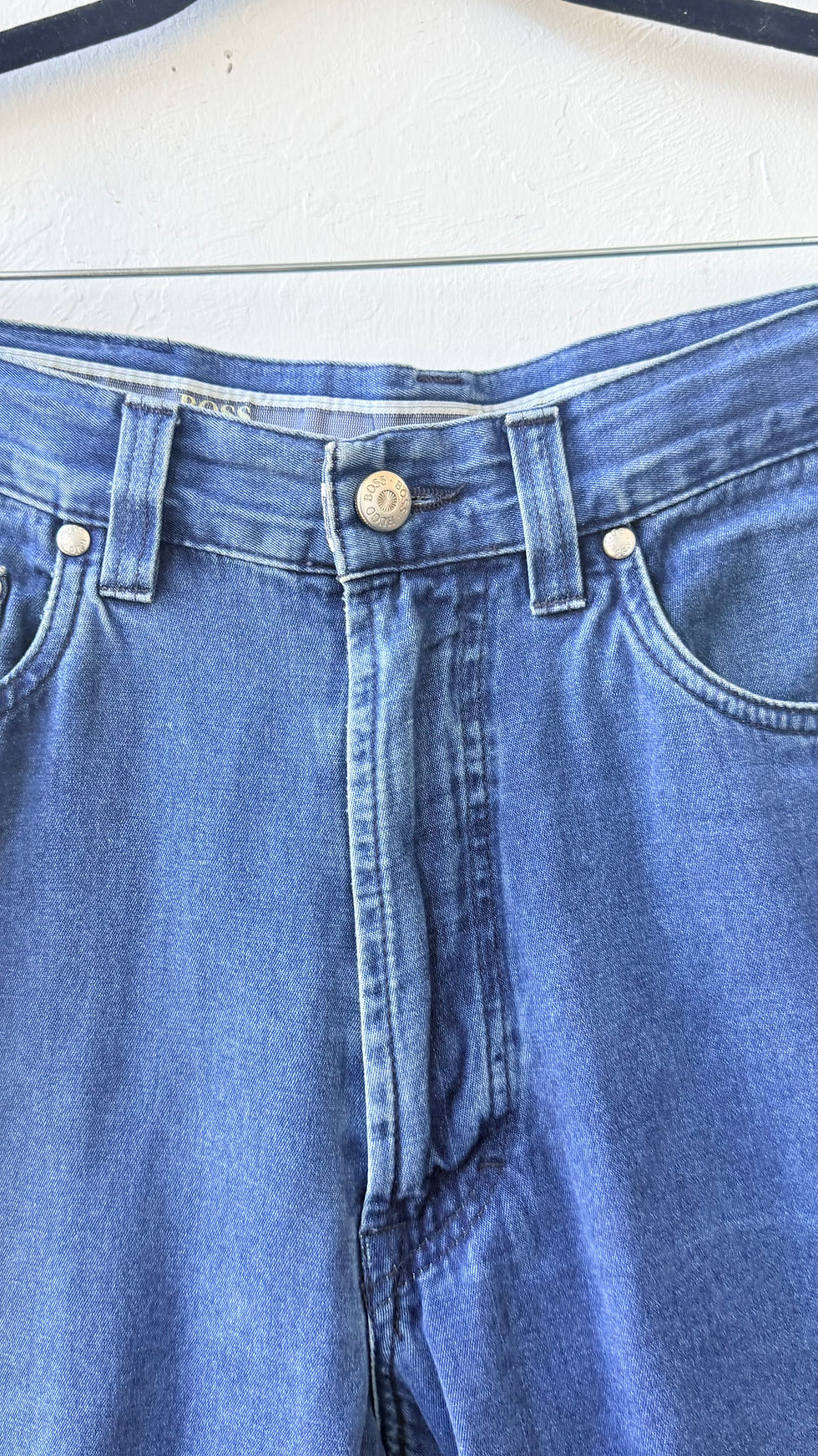 Thumbnail: Men’s HUGO BOSS Alabama Mid Blue Jeans- 32Wx26Inseam