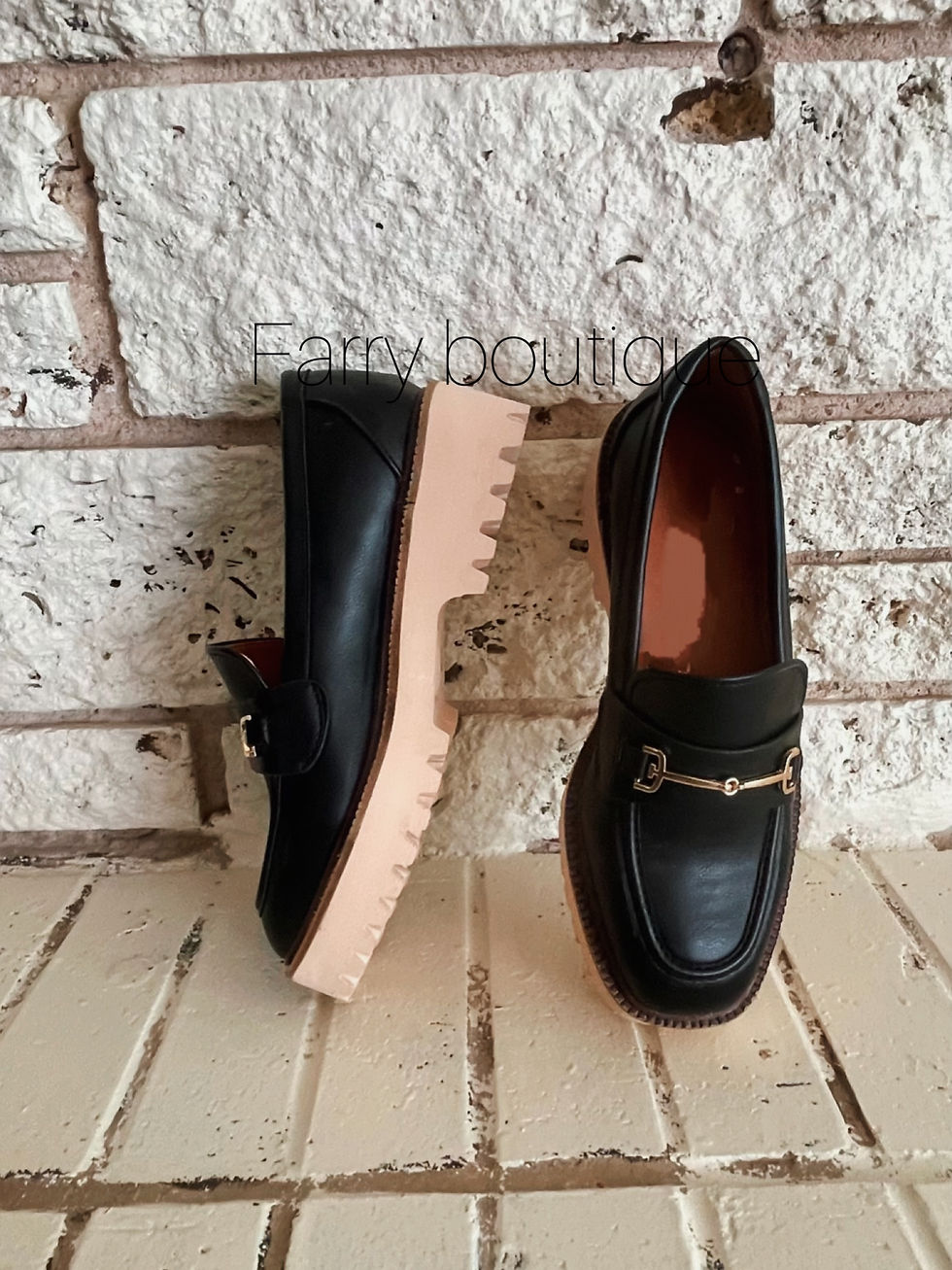 Thumbnail: Perfect Go To | Black Multi Platform Loafers