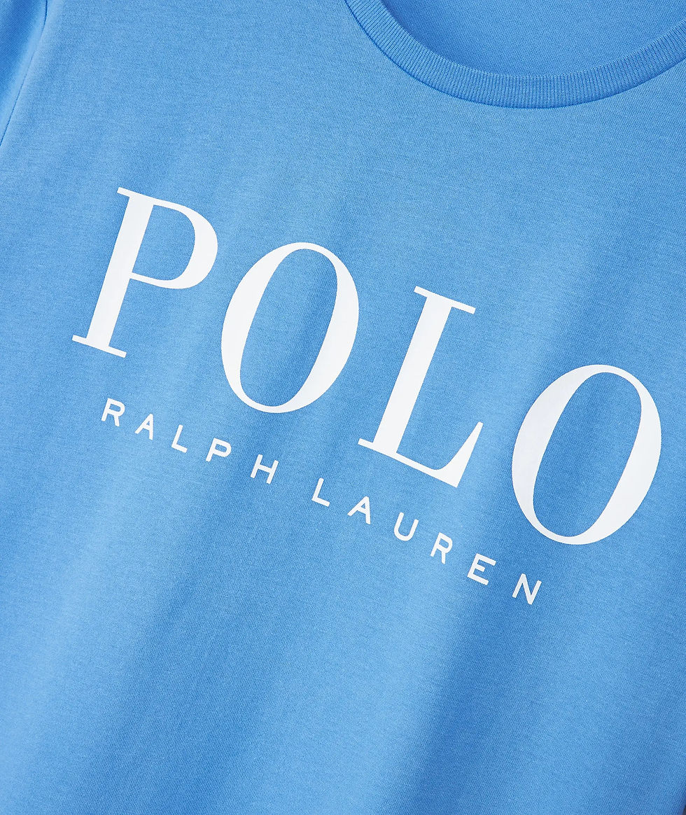 Thumbnail: Ralph Lauren Slim Fit Logo T-Shirt Harbor Island Blue - XL