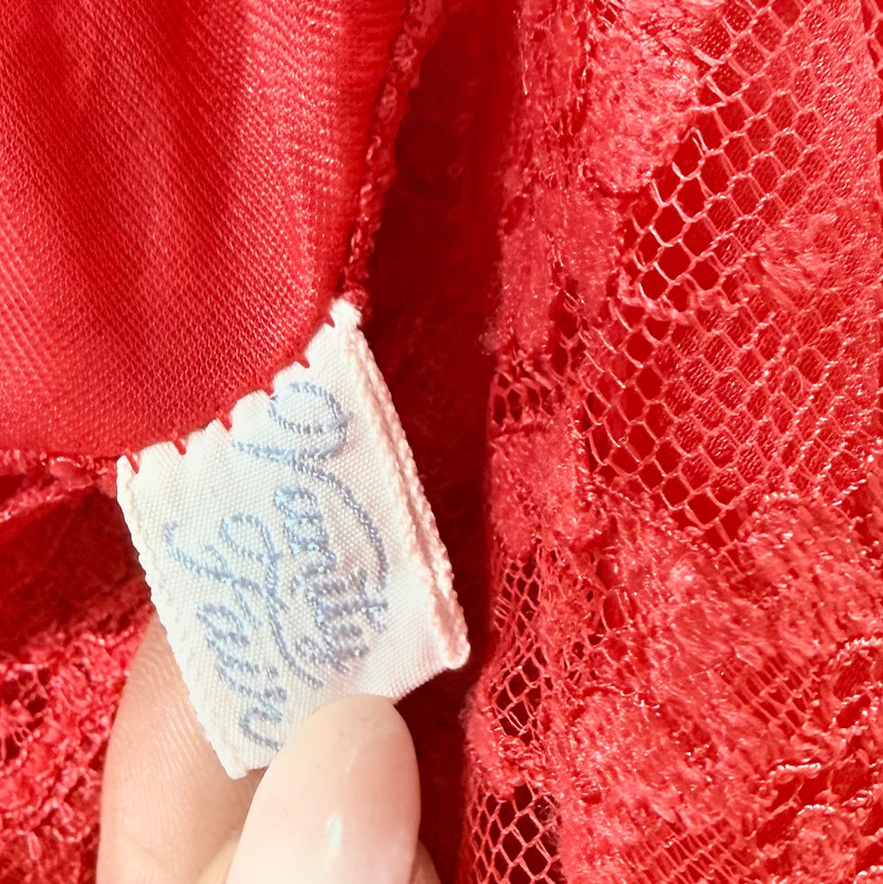 Thumbnail: Vintage Vanity Fair Pink Nylon Lingerie Slip - 36 (M)