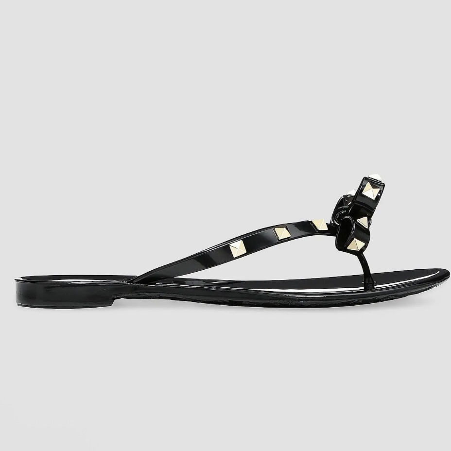 Thumbnail: Wilddiva Rockstud Jelly Rubber Slippers - 8