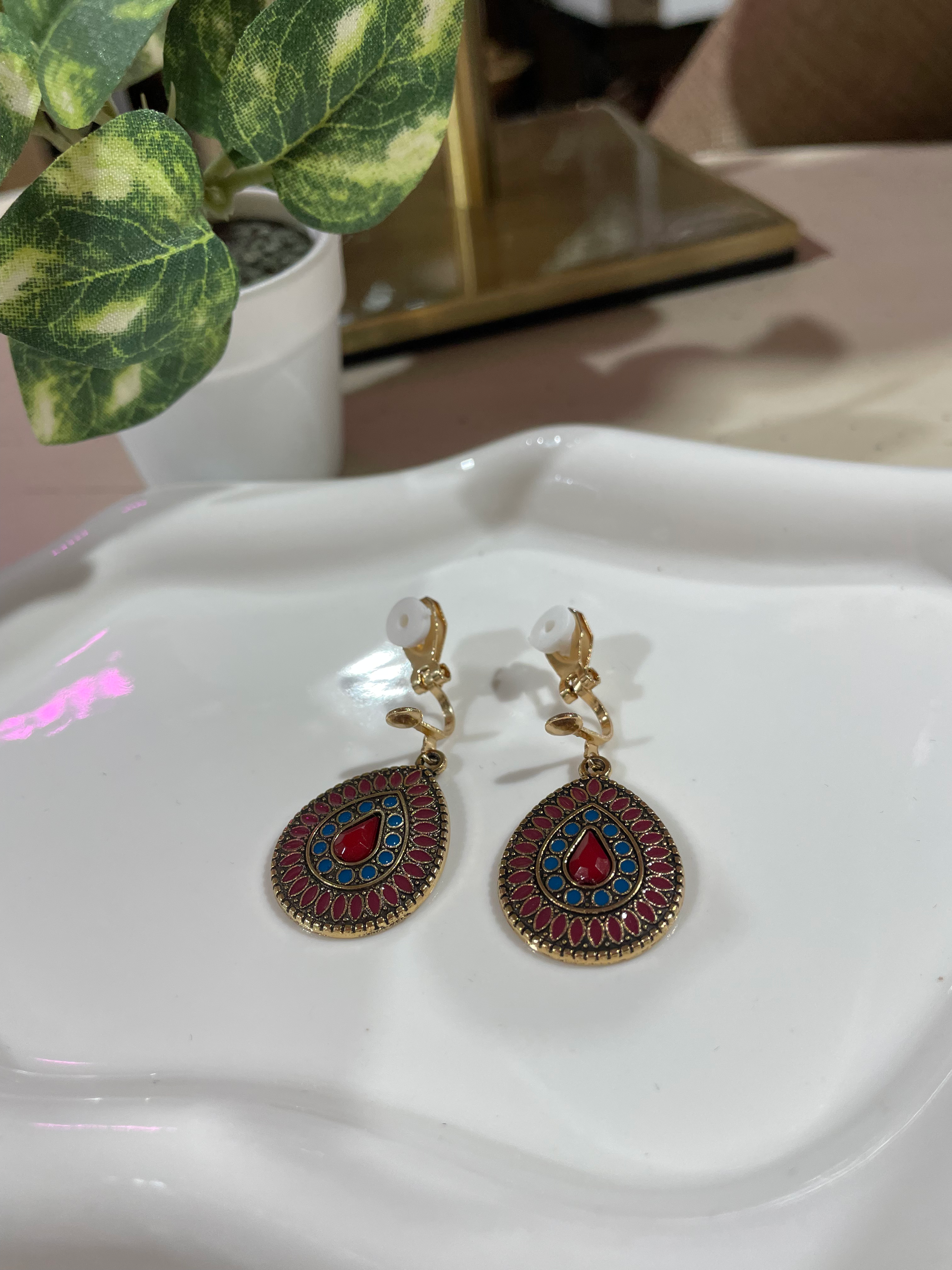 Colors Are Fun | Clip On Earrings