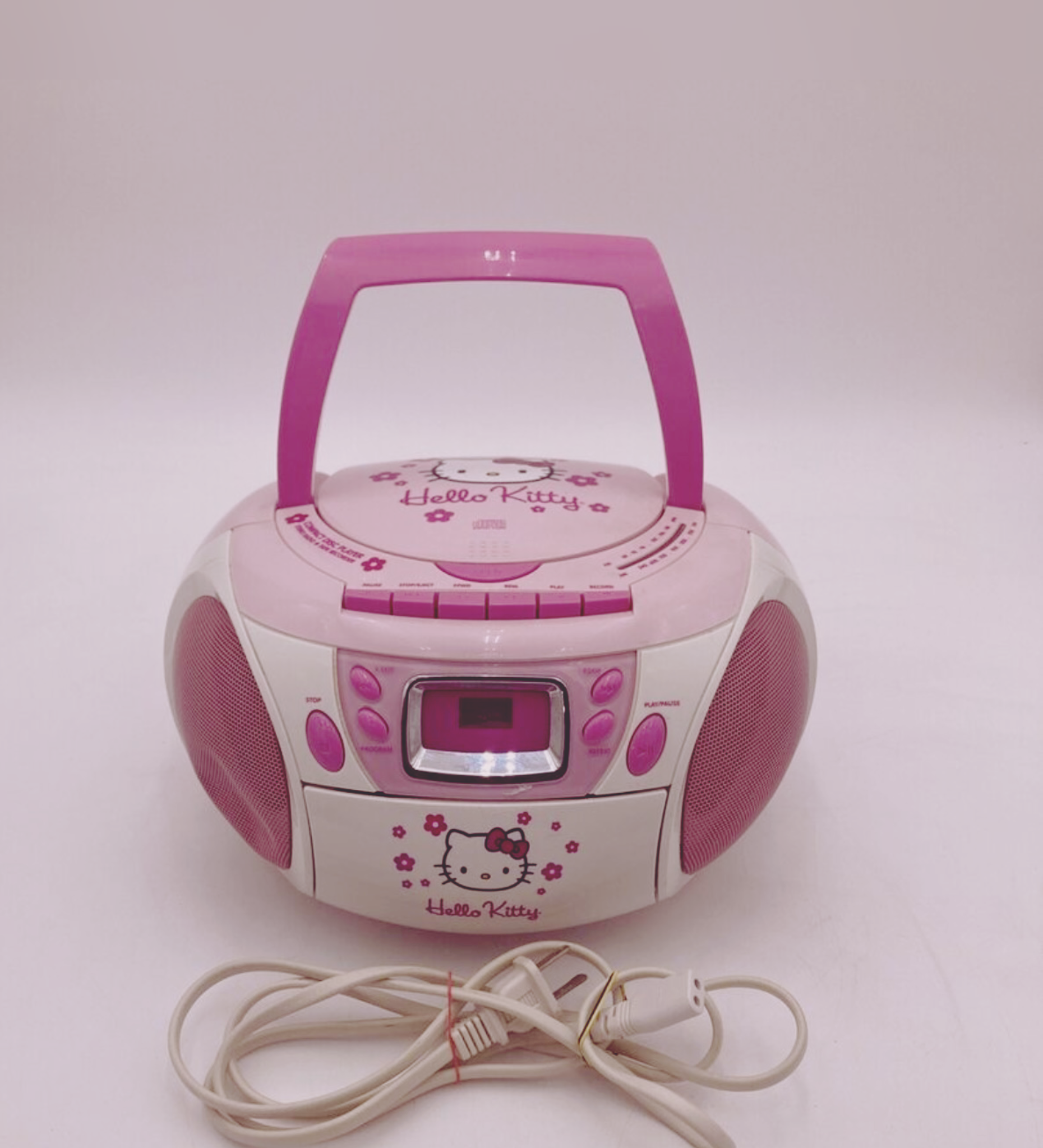 Vintage Hello Kitty Radio/CD/Cassette Player