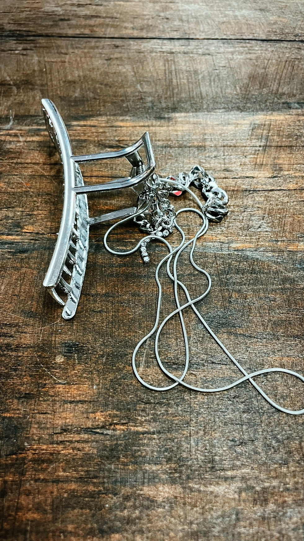 Fun Claws | Silver Chain Hair Clip