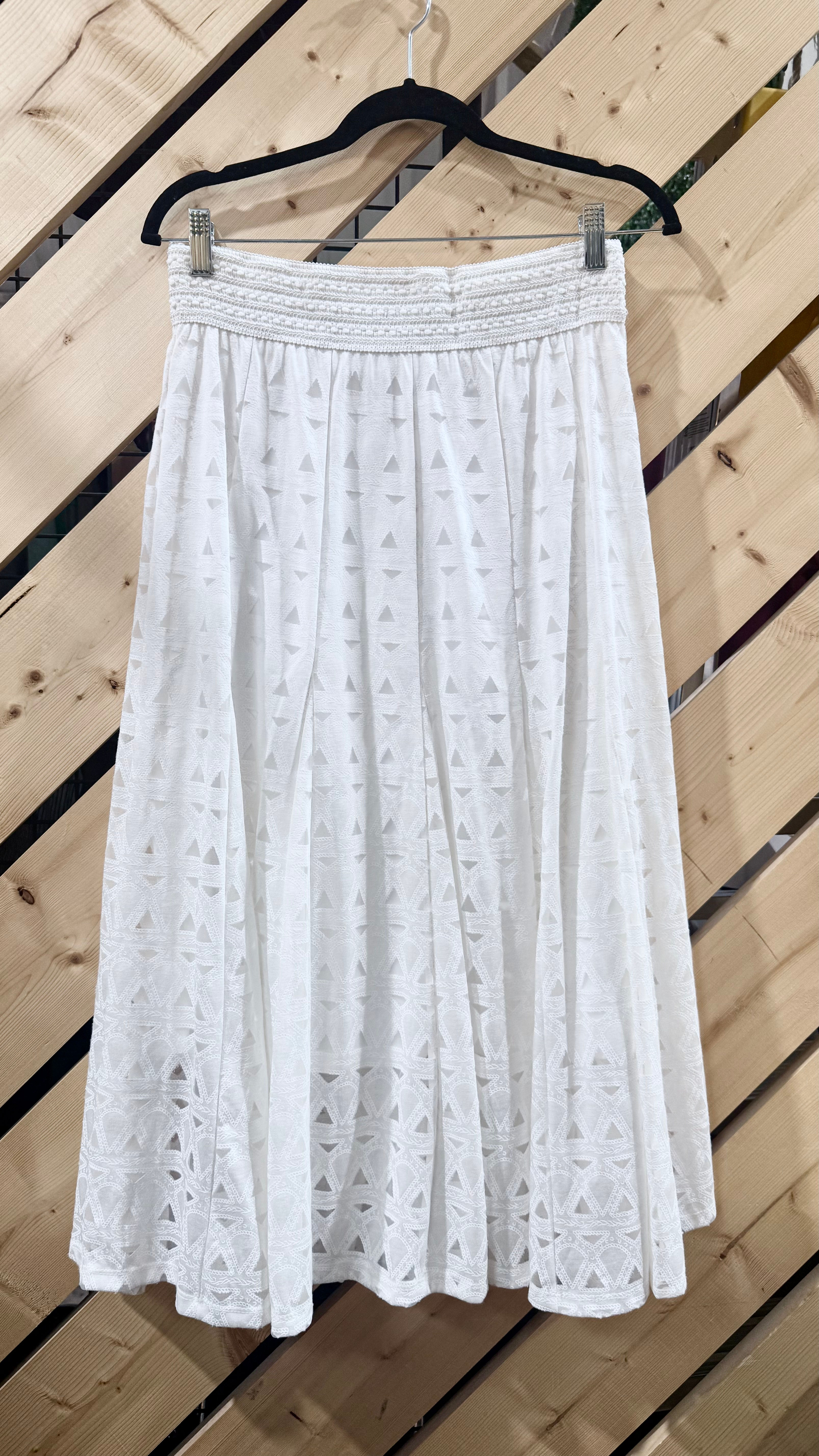 Anthropologie Lapis White Maxi Skirt - S Retails:$198