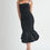 Thumbnail: Feeling Me | Black Rib Midi Dress