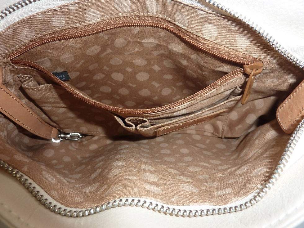 Прев'ю: Brighton White Leather Silver Design Crossbody