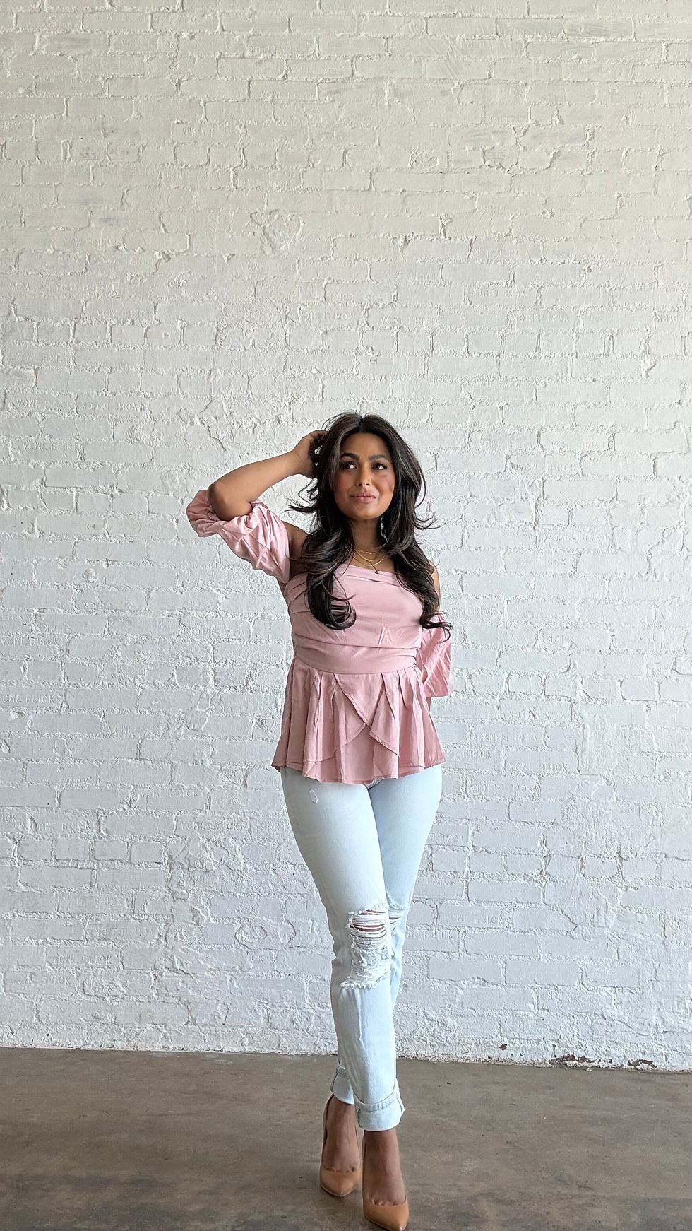 Miniatura: Rose For Love | Balloon Sleeves Blouse