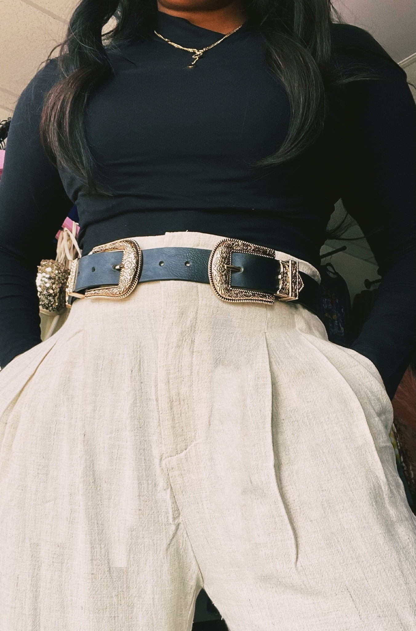 Double The Trouble | Black And Gold Belt