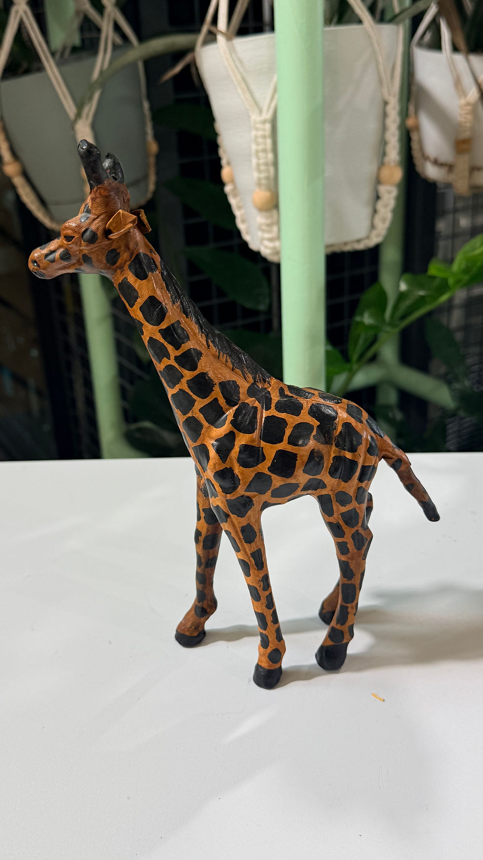 Miniaturbild: Early 20th Century Leather Giraffe Sculpture