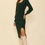 Miniature : Forever Chic | Deep Green Long Sleeves Sweater Dress