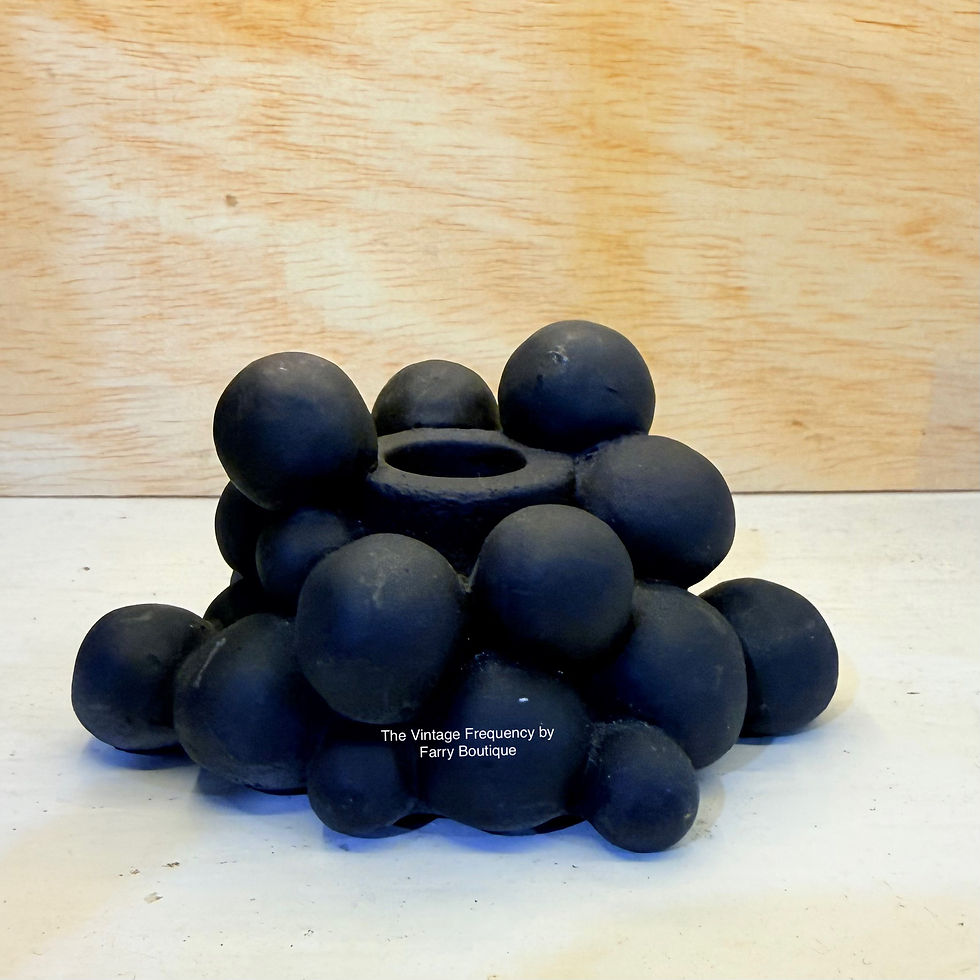 Thumbnail: Bloomingville Betial Black Candle Holder 