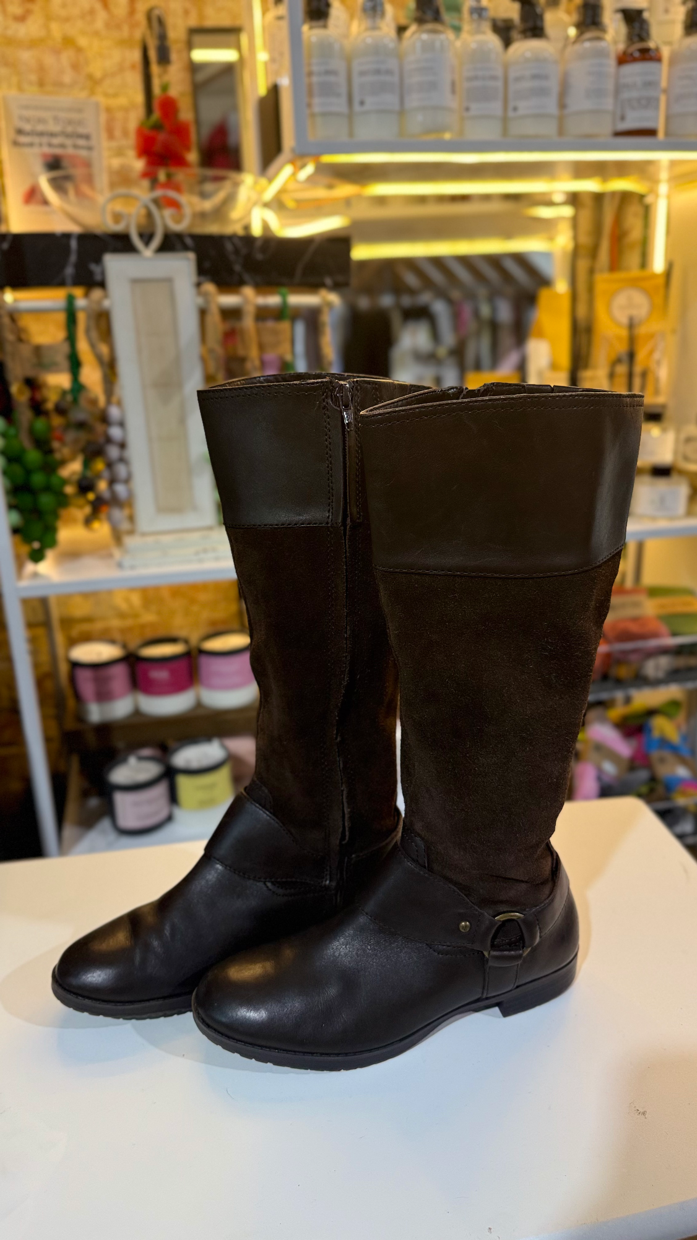 Ralph Lauren Sulita Brown Leather | R I B Pre Owned Style