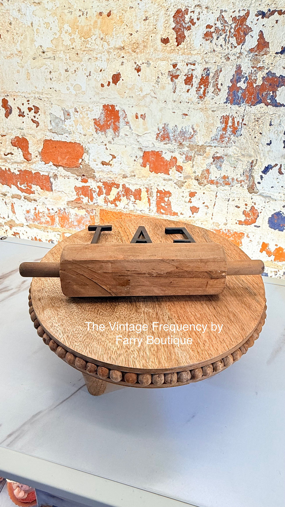 Thumbnail: Wooden Rolling Pin Decor Written EAT