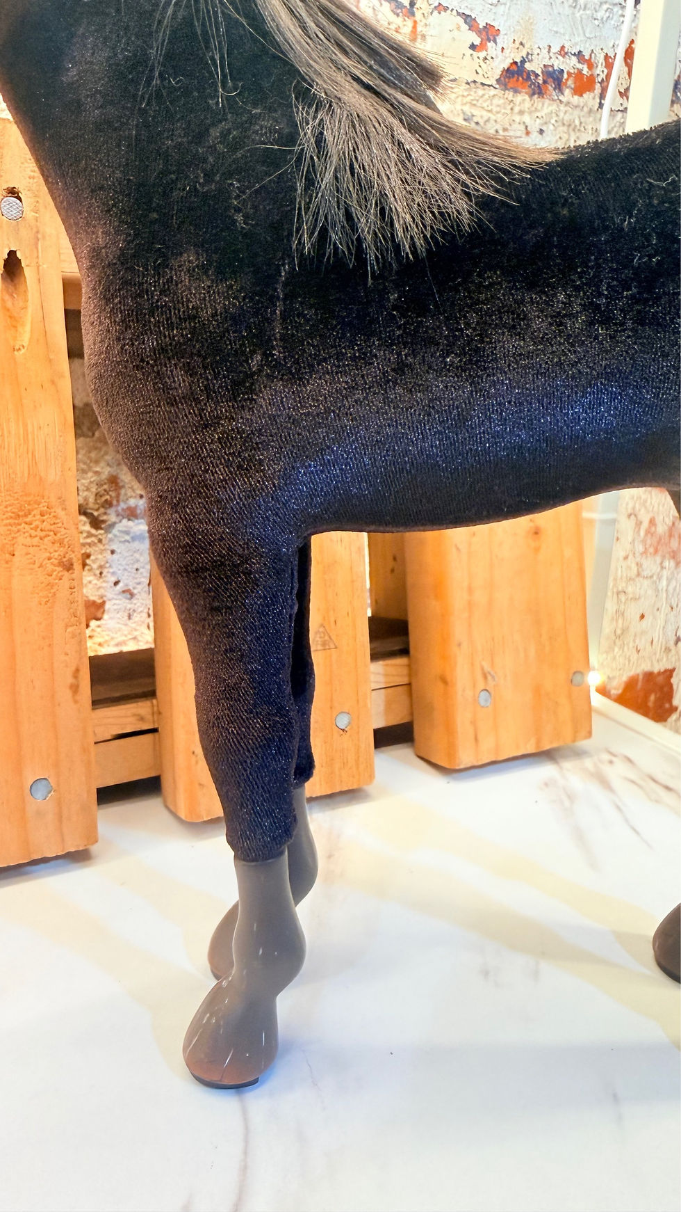 Прев'ю: American Girl Doll Felicity's Retired Dark Brown Foal Horse Patriot