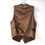 Thumbnail: Vintage Brown Genuine Leather Vest 