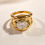 Miniatura: Vintage French Style Stone Detail Ring