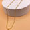 Thumbnail: Circle Amber Stone | 18KT Gold Plated Necklace