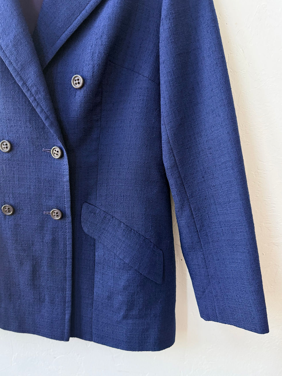 Miniaturbild: Pendleton Blue Double Breasted 100% Wool Blazer-10