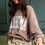 Прев'ю: Oklahoma Babe | Oversize Taupe Graphic Sweatshirt