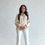 Thumbnail: Pure Sophistication | Ecru Long Sleeve Pleated Blouse