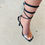 Thumbnail: Wrapped Up | Black Clear Band Heels